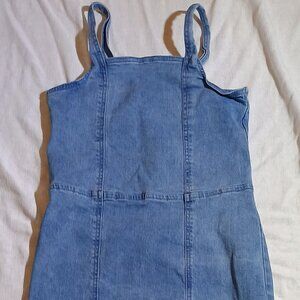 Steve Madden/Jumper/Girls/Size L 14-16/Blue Denim/Spaghetti Strap Casual Outfit
